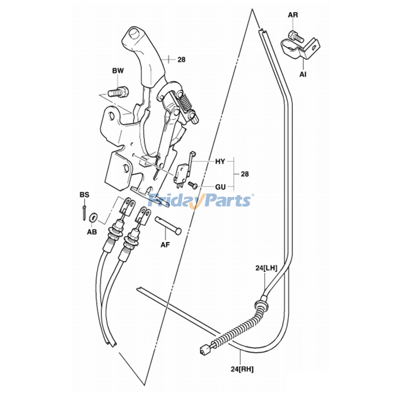 Handbremse 7FBH14 7FBH15 7FBH18 7FBH20 7FBH25 7FBJ35bei FridayParts kaufen
