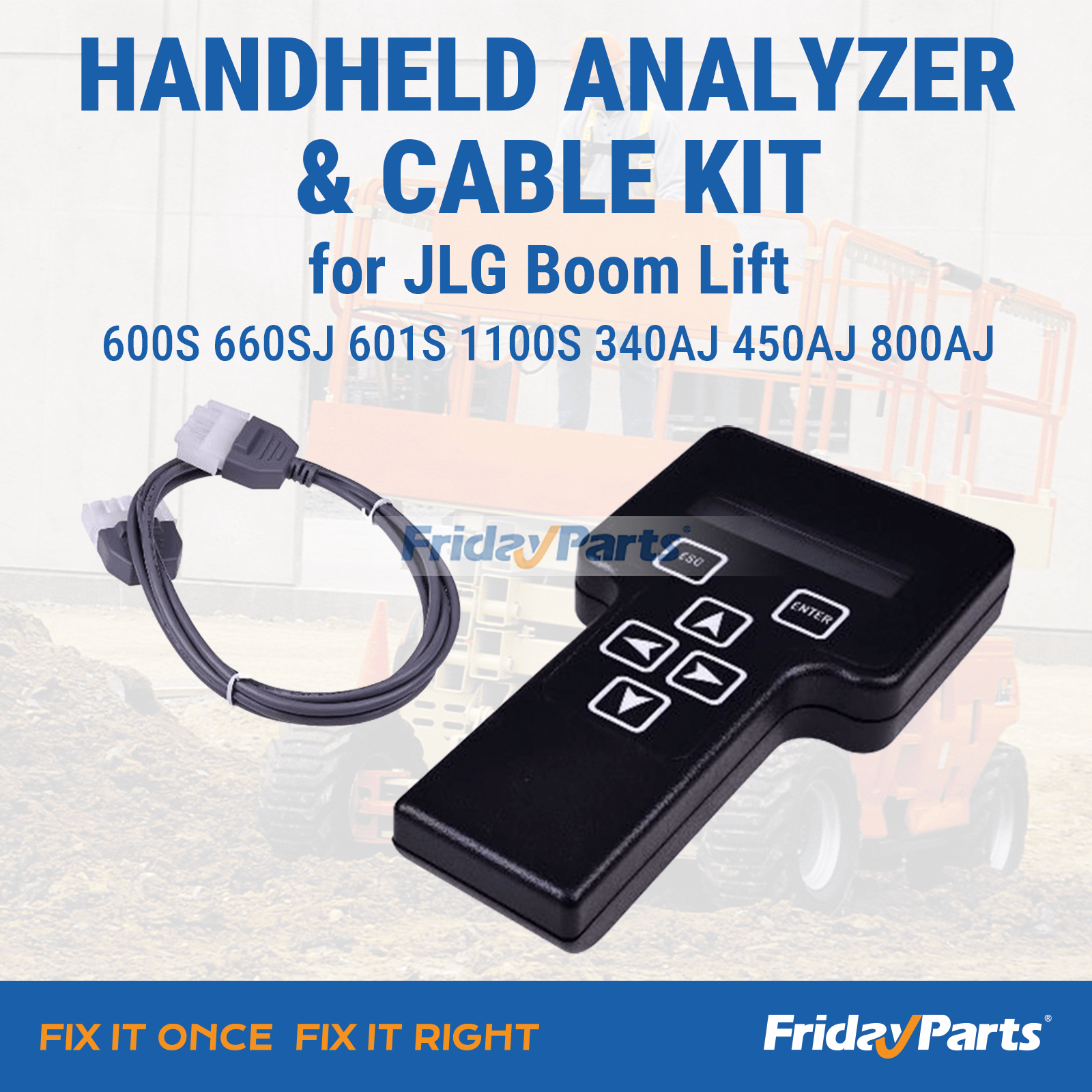 Handheld Analyzer & Cable Kit Boom Lift for Aerial Work Platforms