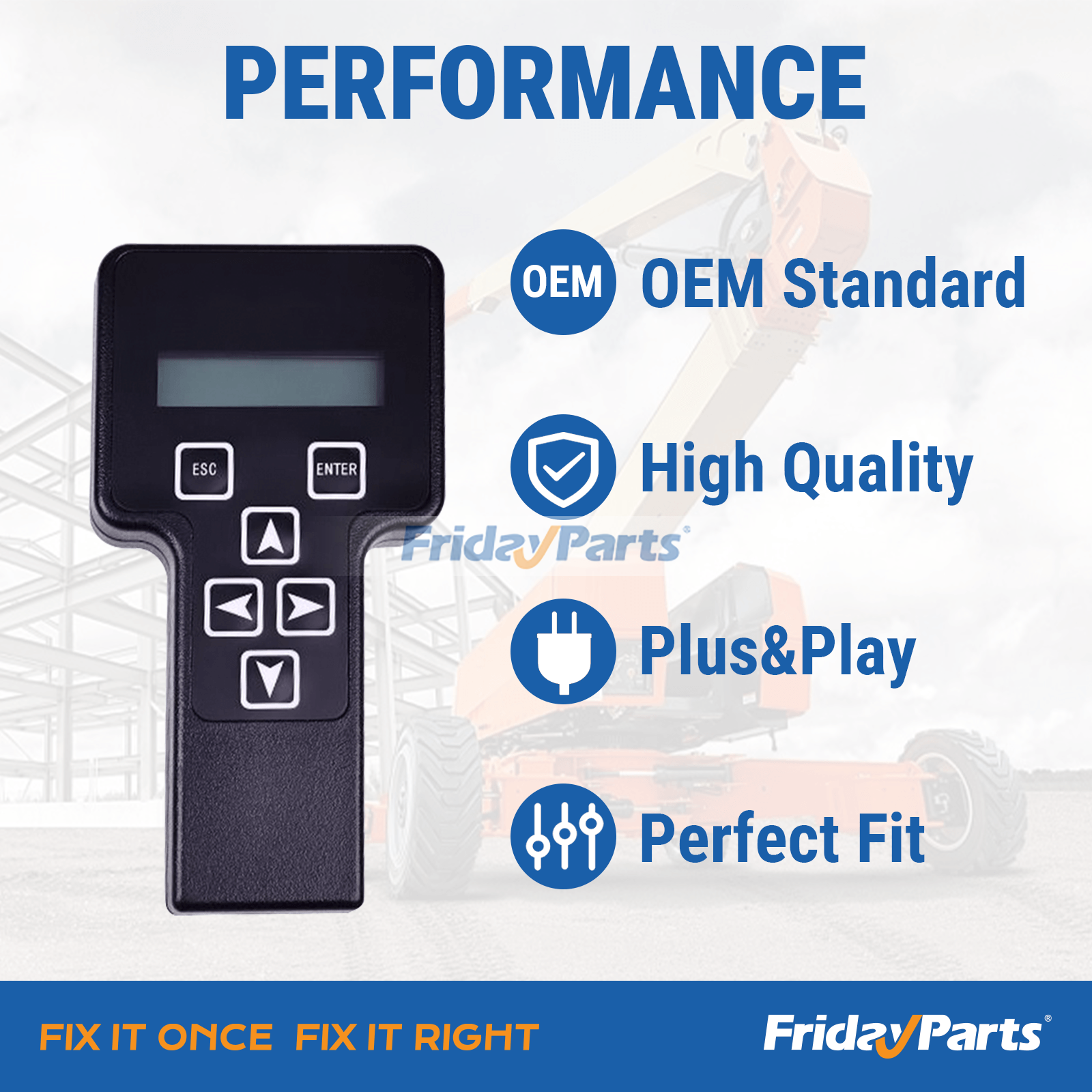 Aerial Work Platforms Handheld Analyzer & Cable Kit Boom Lift