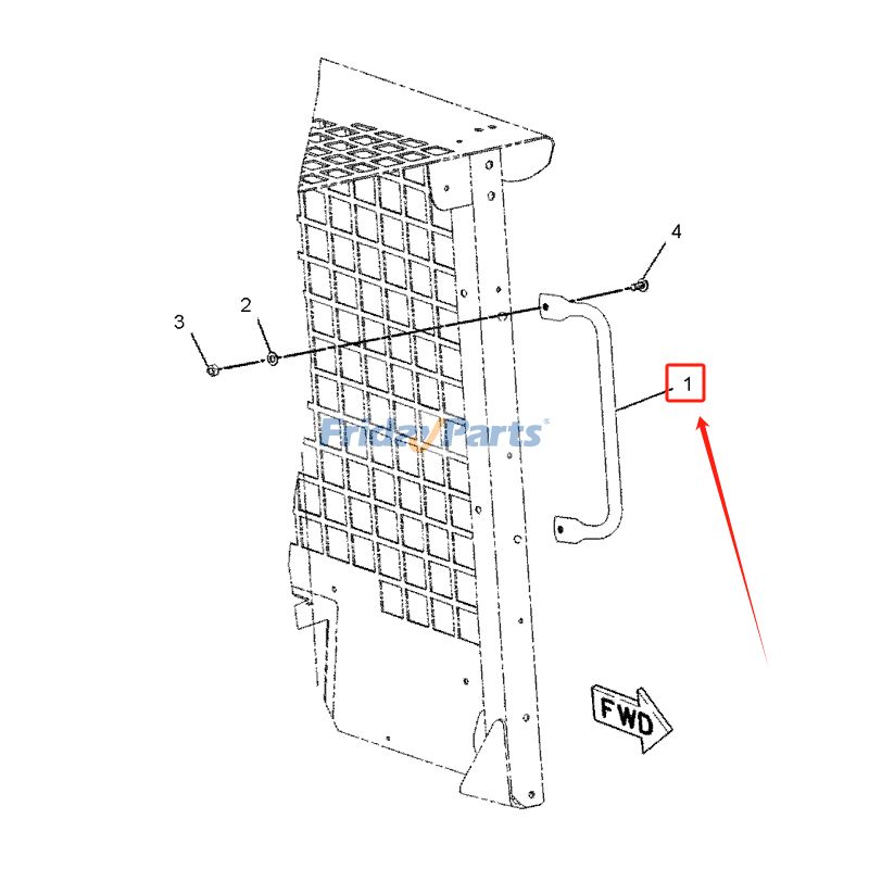 Handle for Engine,Loader