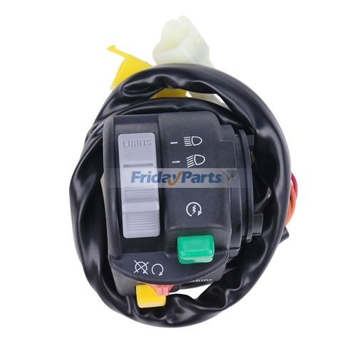 Aazon.co: AUTOKAY Left Handlebar Switch Start Stop Headlight Hi/Lo - Foto 2