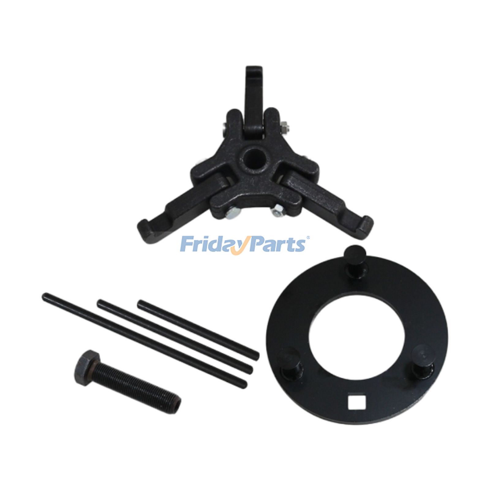 Extracteur de poulie d'amortisseur d'équilibrage harmonique, kit d'outils de réparation et de démontage pour garage, pour camions GM, Chrysler, Cadillac, Chevrolet