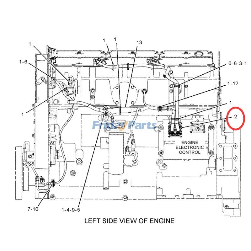 Compra Conjunto de mazo de cables 263-9001 para motor Caterpillar CAT C15 de calidad OEM en Fridayparts