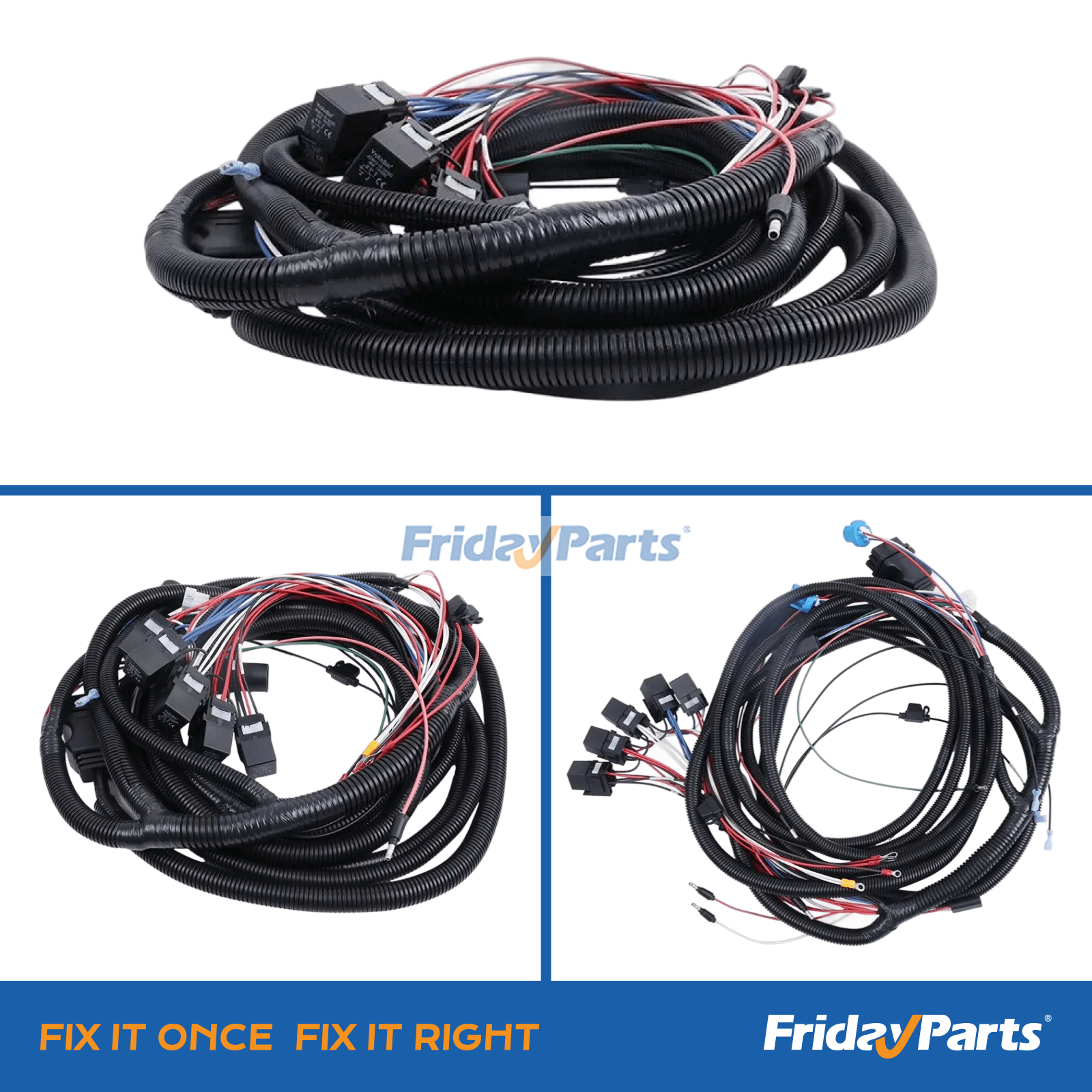 Arnés MSC08001 MSC04316 412416 para Boss Power-VDXT Straight-Blade Trip-Edge para Equipo para Nieve Para BOSS FridayParts