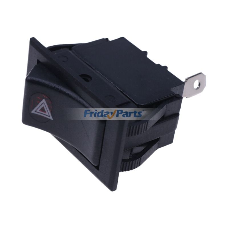 Interruptor basculante de luces de emergencia 386850A1 para retroexcavadoras CASE 590SM 580SM 580M 590SN 580SN 580N 580SM+ 590SM+ Para CASE