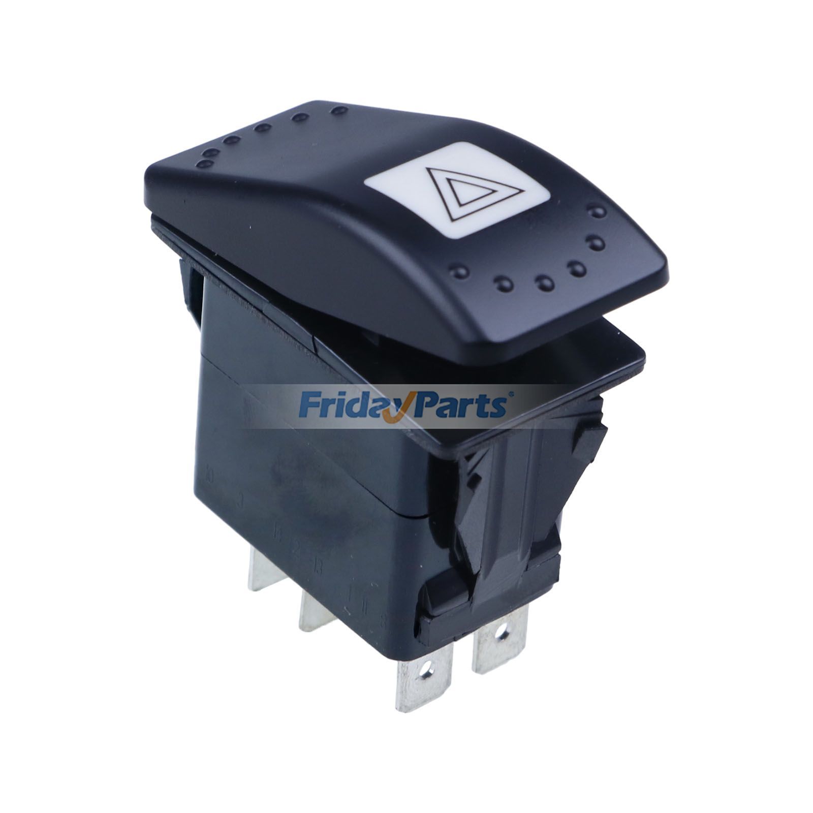 Interruptor basculante de luz de advertencia de peligro 142-9331 para cargadores Caterpillar CAT Engine 3024C, 3034 y 3044C (216, 226, 228, 232, 236, 242 y 246) Para CAT