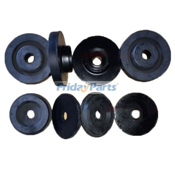 Pour Kato Excavator HD400-5 Support moteur Coussin en caoutchouc Pieds Pare-chocs