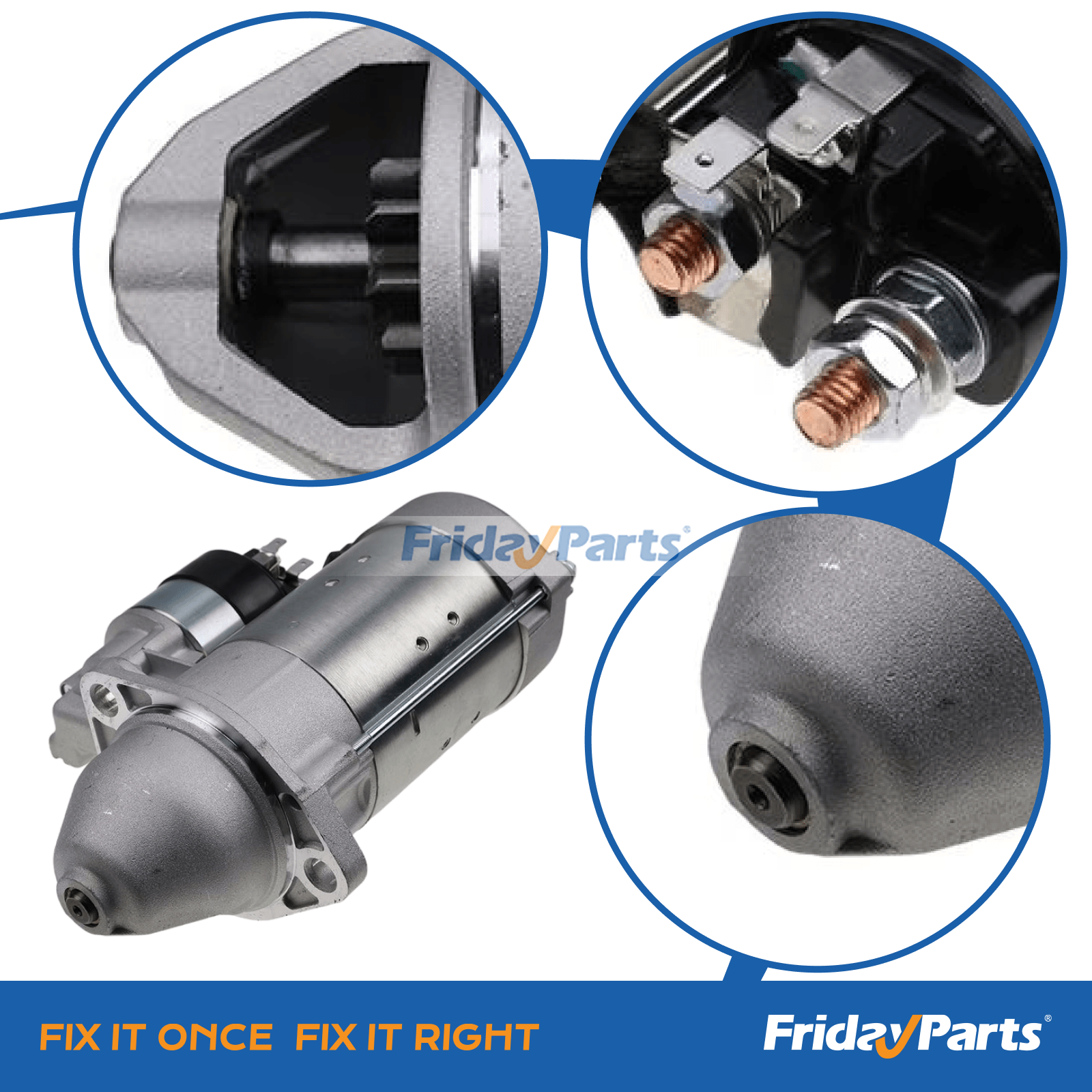 Repuesto Motor de arranque 7020479 para elevador de pluma JLG 1250AJP 600A 600AJ 660SJ 660SJC 800A 800AJ compatible con Plataformas de trabajo aéreas Para JLG FridayParts