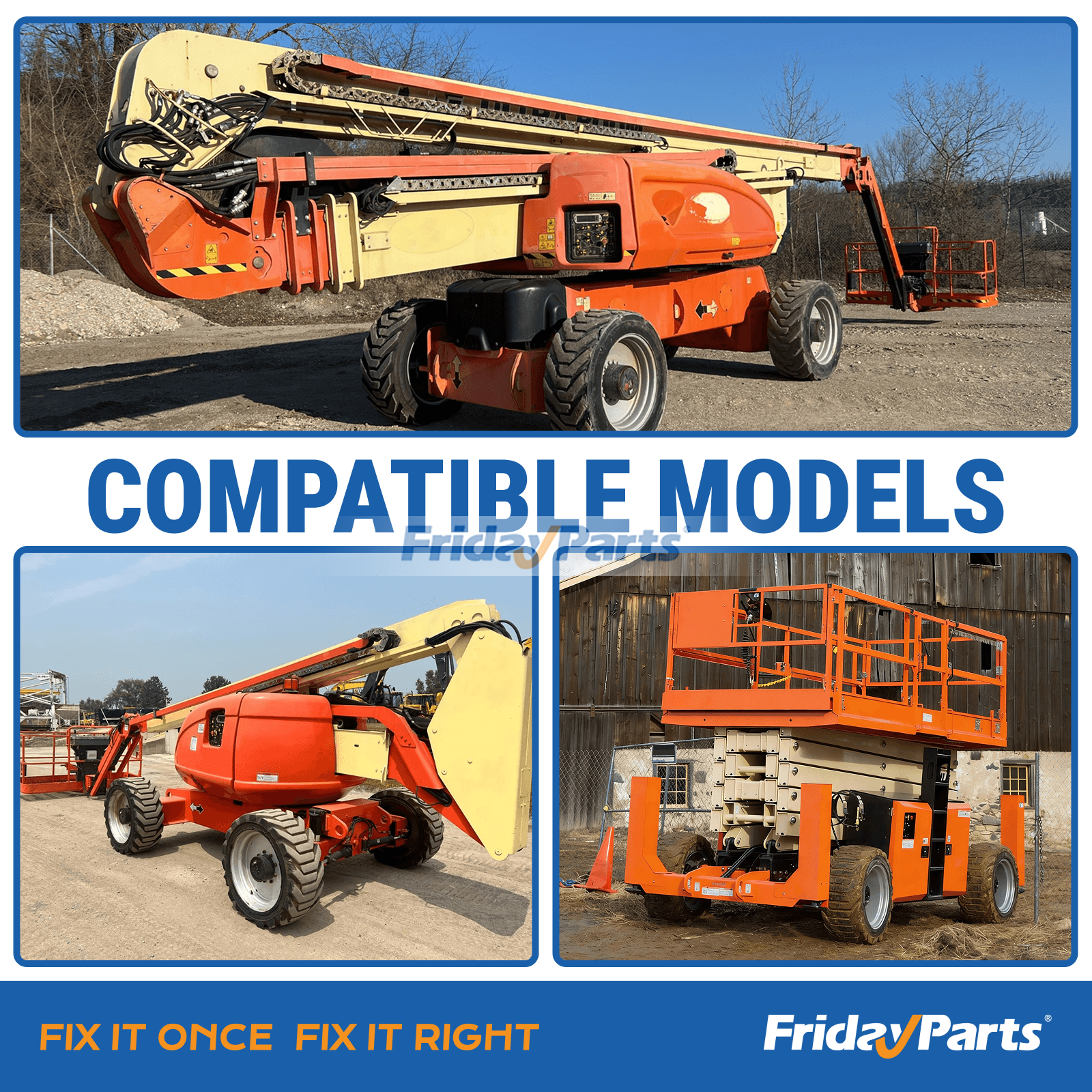 Motor de arranque 7020479 para elevador de pluma JLG 1250AJP 600A 600AJ 660SJ 660SJC 800A 800AJ para Plataformas de trabajo aéreas