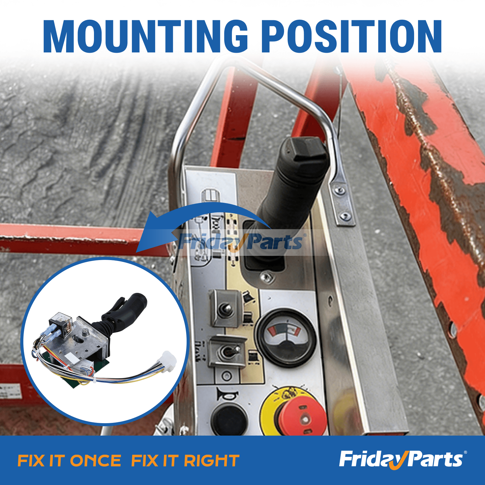 Joystick Controller For Skyjack Aerial Work Platforms