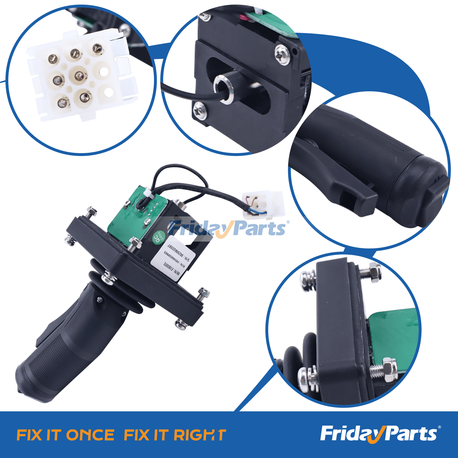 Controlador de joystick 1001134438 1600402 para elevadores de tijera JLG 1532R 1932R 1932RS 3248RS 330LRT 430LRT 530LRT de FridayParts