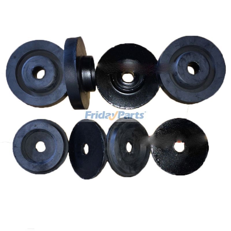 Pour Kato Excavator HD513 Support moteur en caoutchouc Coussin Pieds Pare-chocs