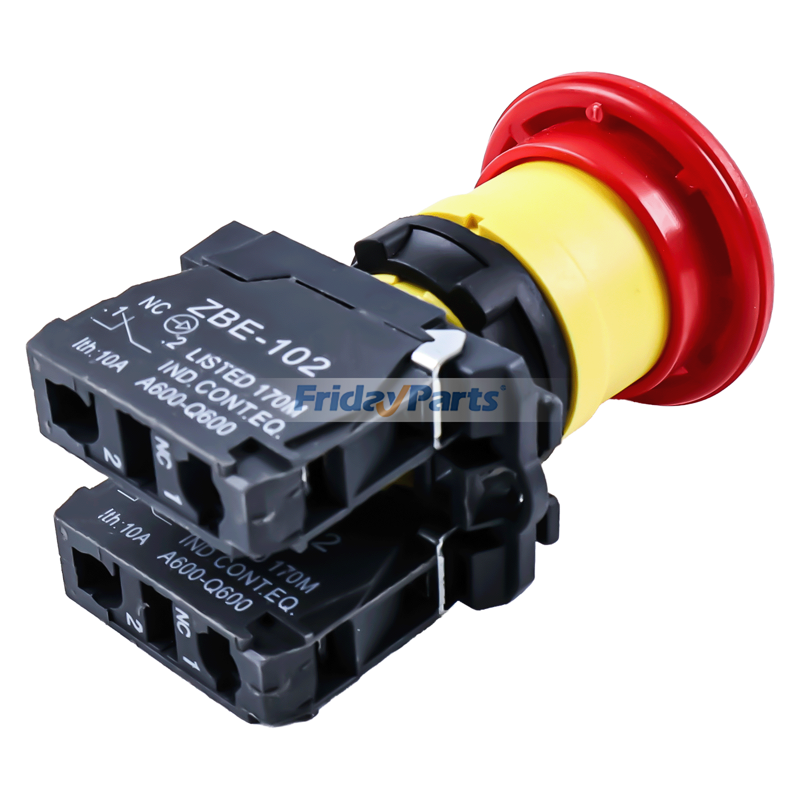 Interruptor de parada de emergencia 122514 122514GT para Genie S-40 S-60 S-80 Z-20/8 Z-30/20 Z-45/22 Z-60/34 de FridayParts