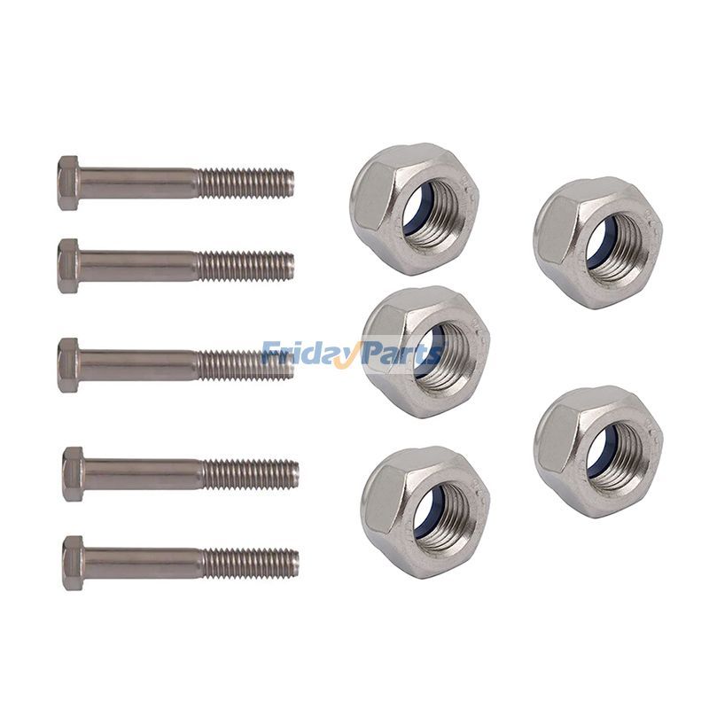 Head Bolt Cap Screw & Locking Nut 17C656 85D6 for Bobcat 763 773 7753 S130  S150 S160 S175 S185 S205 S220