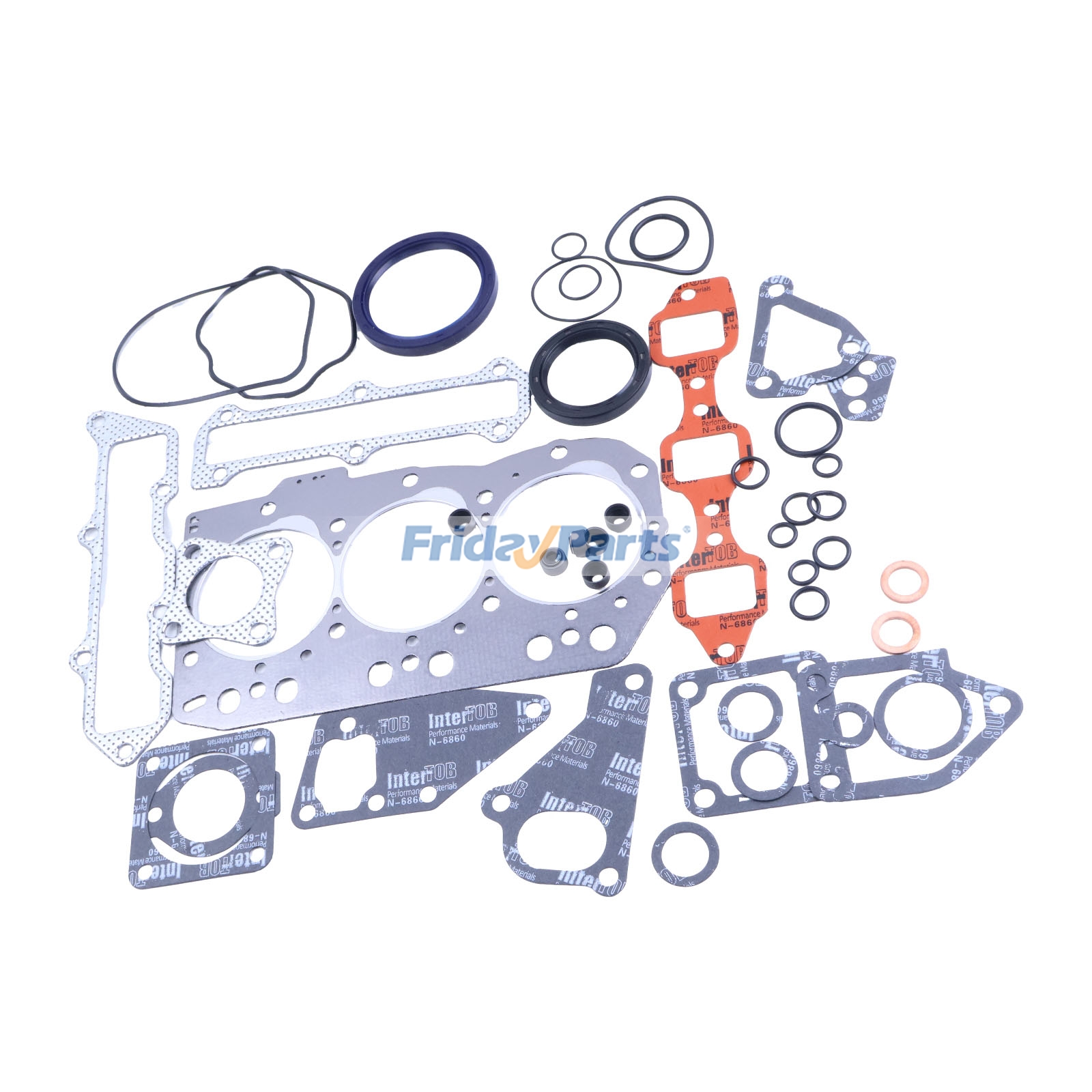 Kit de juntas de revisión para motor Yanmar 3TNV82 3TNV82A Komatsu 3D82AE-5