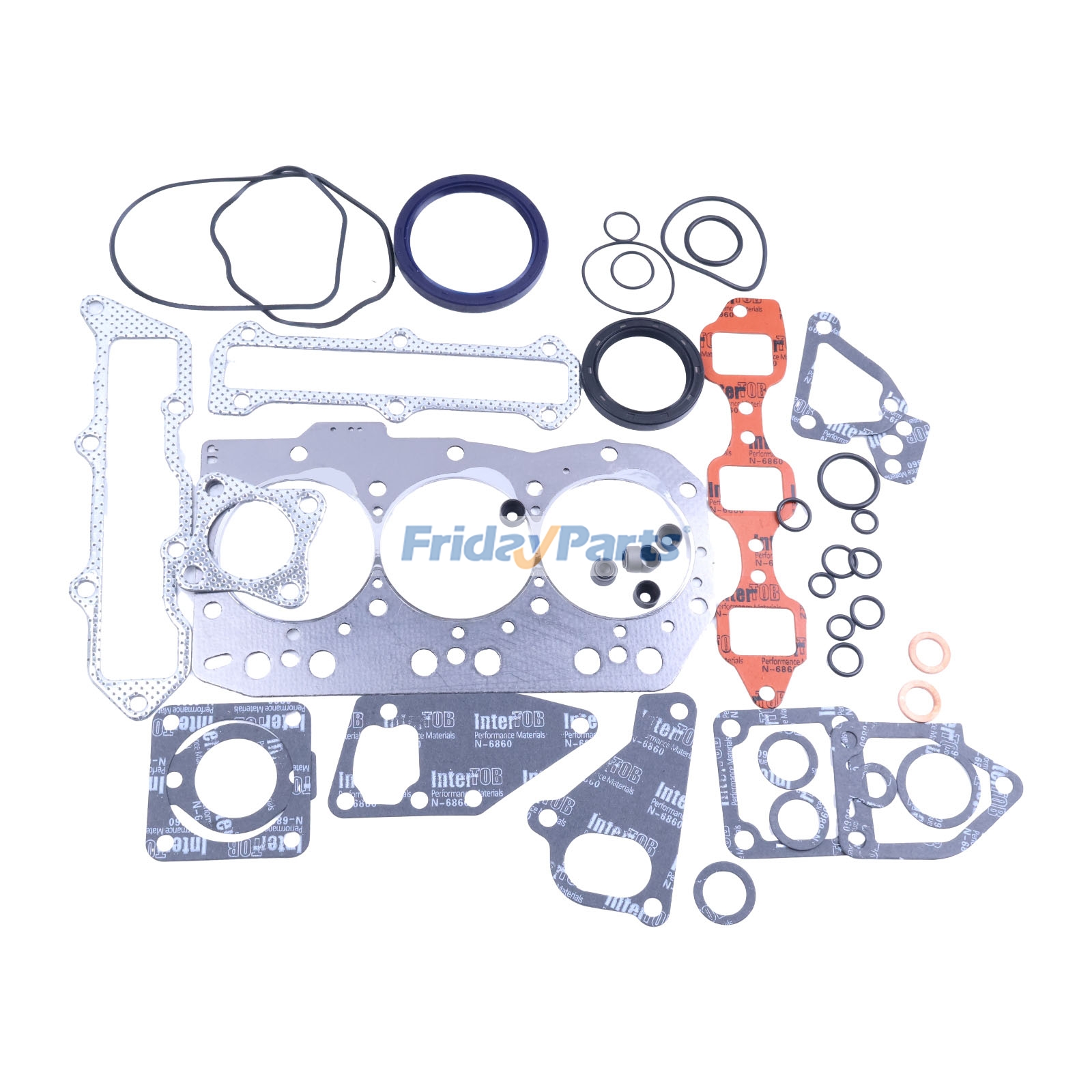 Kit de juntas de revisión para motor Yanmar 3TNV82 3TNV82A Komatsu 3D82AE-5