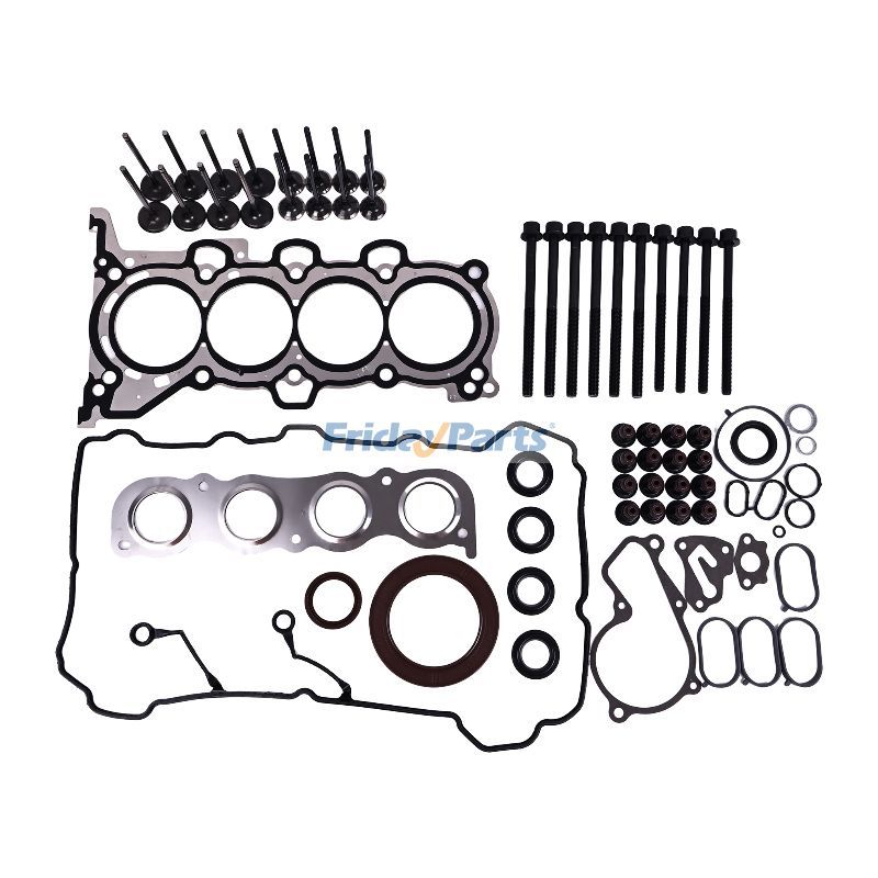 Head Gasket Set W/Bolts & Intake Exhaust Valves ES72486 HGB193 for Hyundai Kia Engine 1.8L 2.0L