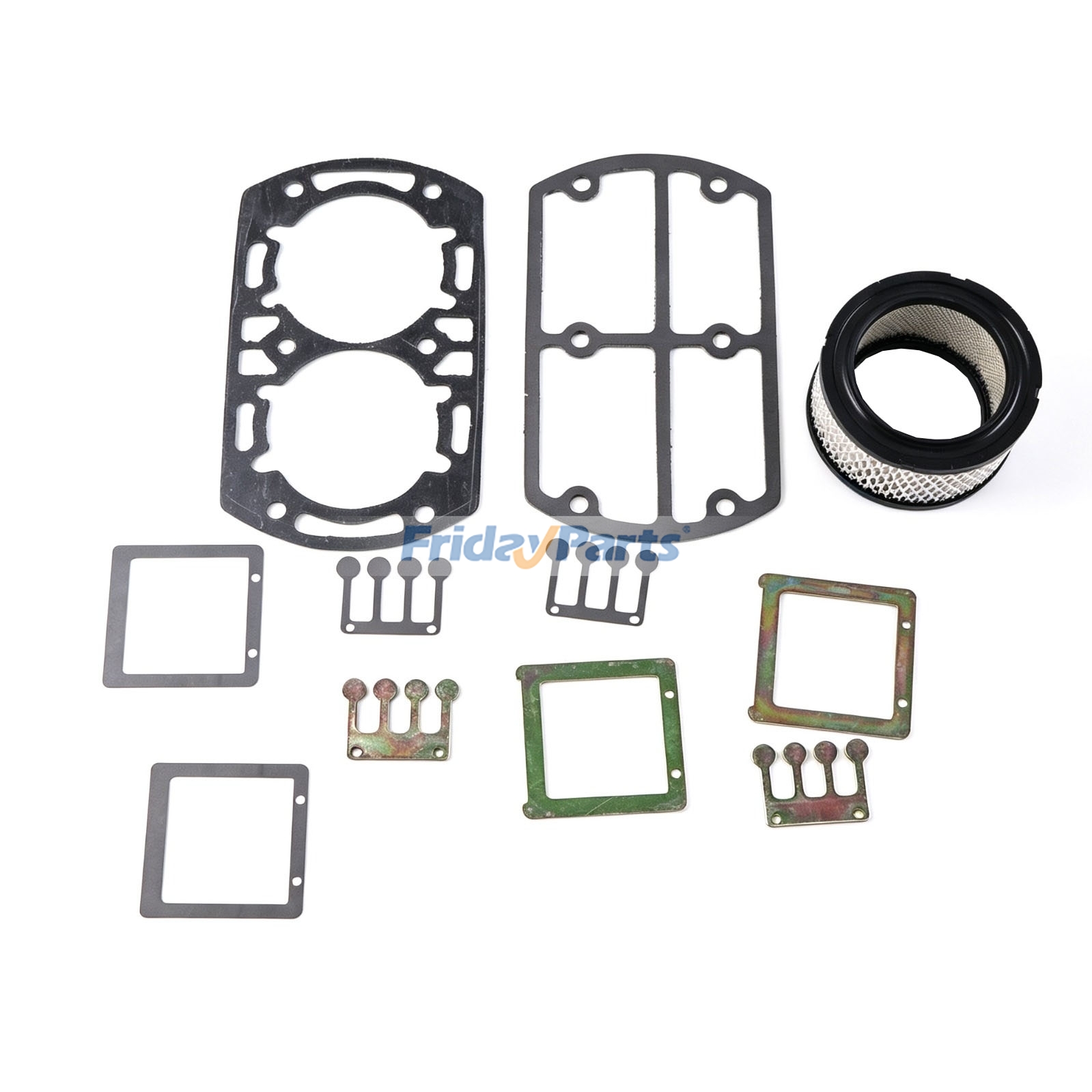 Kit de reacondicionamiento de cabezal con filtro 20100277 para compresor de aire Ingersoll Rand SS5. Calidad superior con 3 años de garantía.