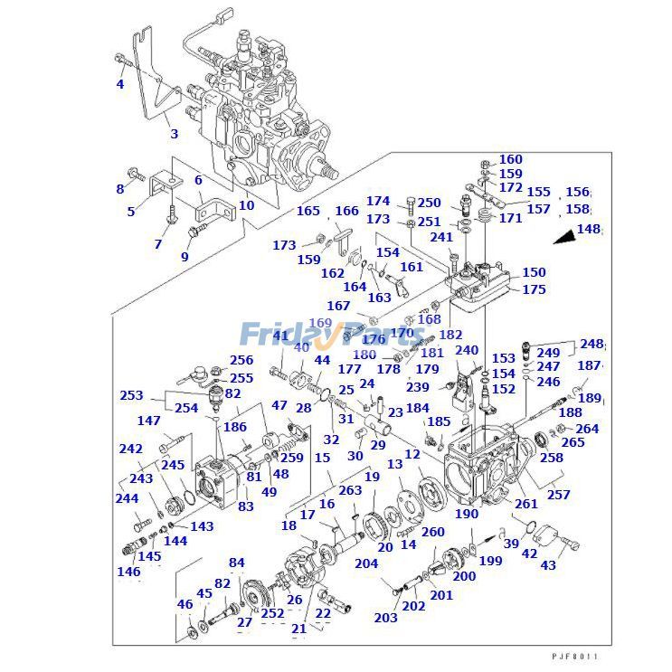 Head Pump 4D92E 4D94E 4D94LE for Forklift