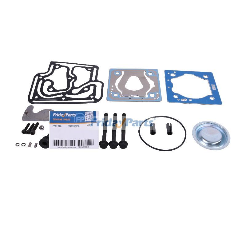 Cummins エンジン ISL ISL8.9 ISC QSB ISB 用エア ブレーキ コンプレッサー 9111539387 のヘッド修理キット