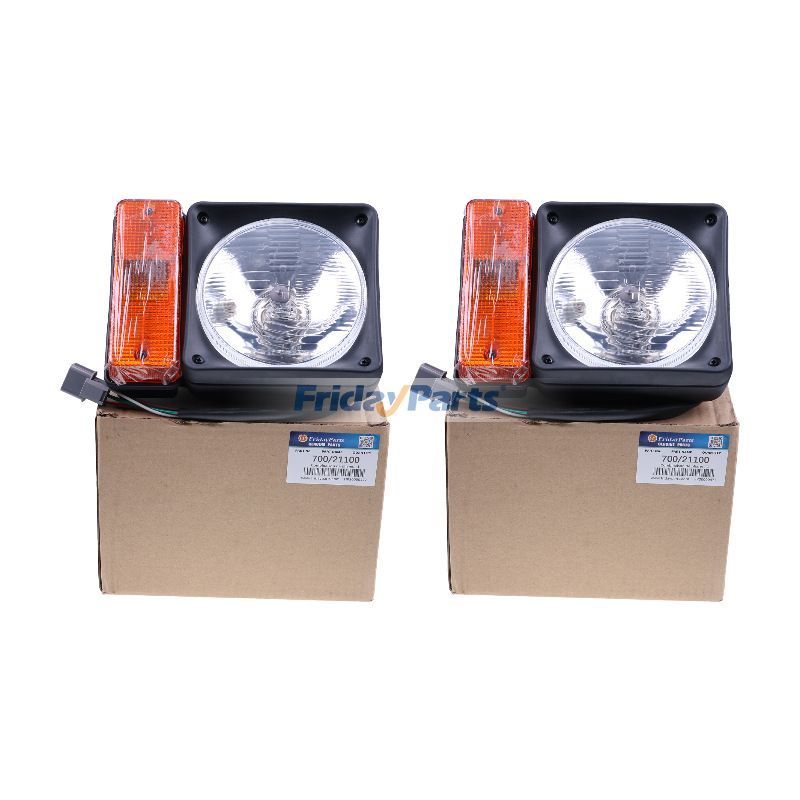 2 stück Scheinwerfer Kombination 700/21100 700/16001 für JCB 2CX 3C 3XC 4CX