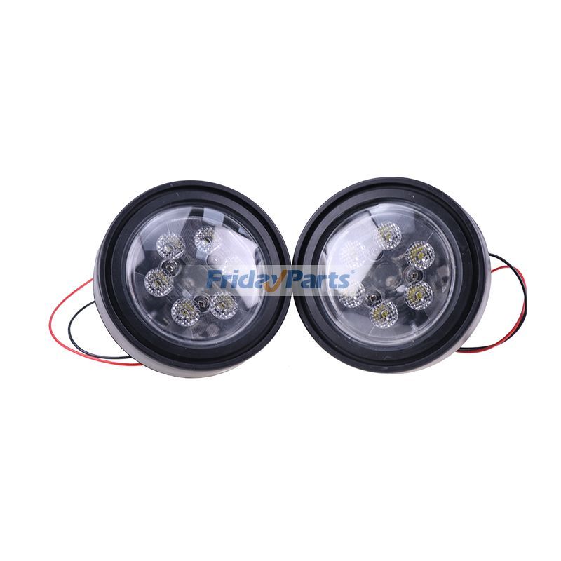 BLUESUNSOLAR Lot De 2 Lampes De Travail LED Avec Boîtier En Caoutchouc AR85258 AR85262 WL-0180 Pour Tracteur John Deere 2140 2350 2355 2510 2520 2550 2555 2750 2755 2955
