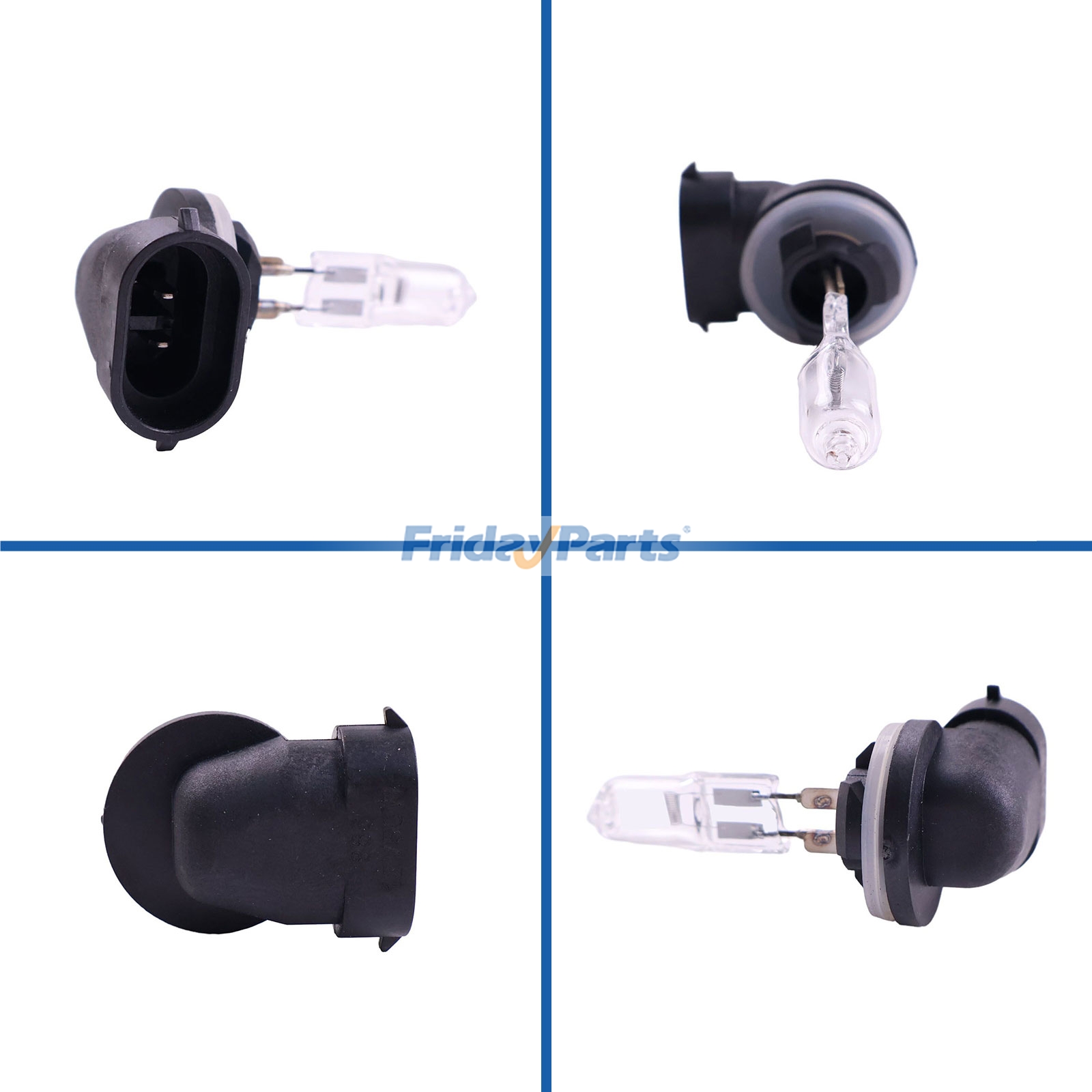  2Pcs 12V 50W Headlight Bulb Light For BOBCAT