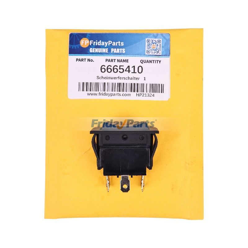 Interruptor de faros delanteros 6665410 para cargadoras Bobcat 450 453 463 542 S130 S150 S175 T110 T140 T180 T190 para Pala cargadora