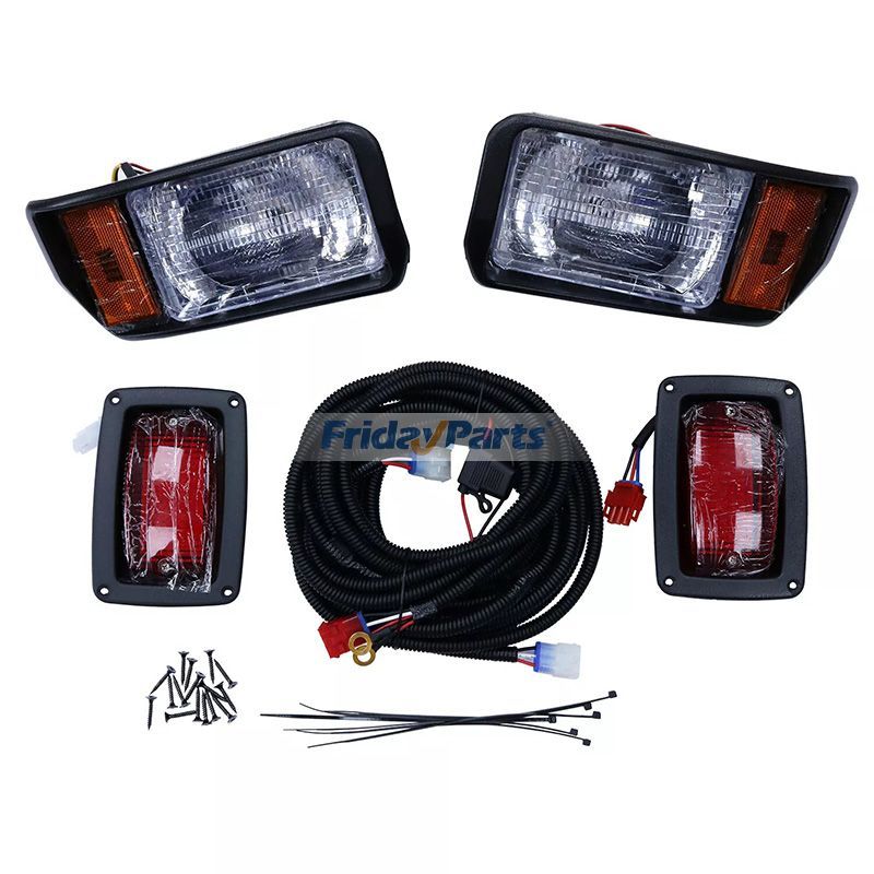 Kit phares et feux arrièrepour Voiturette de Golf