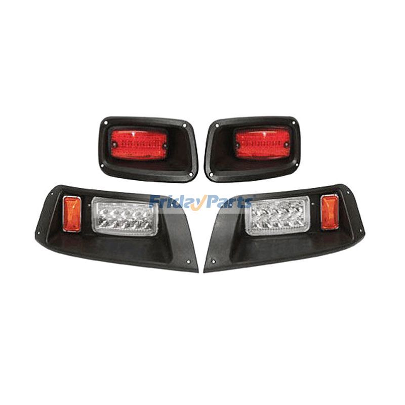 Phare avant et feu arrière 4 pièces pour voiturette de golf EZ-GO TXT 1996-2013
