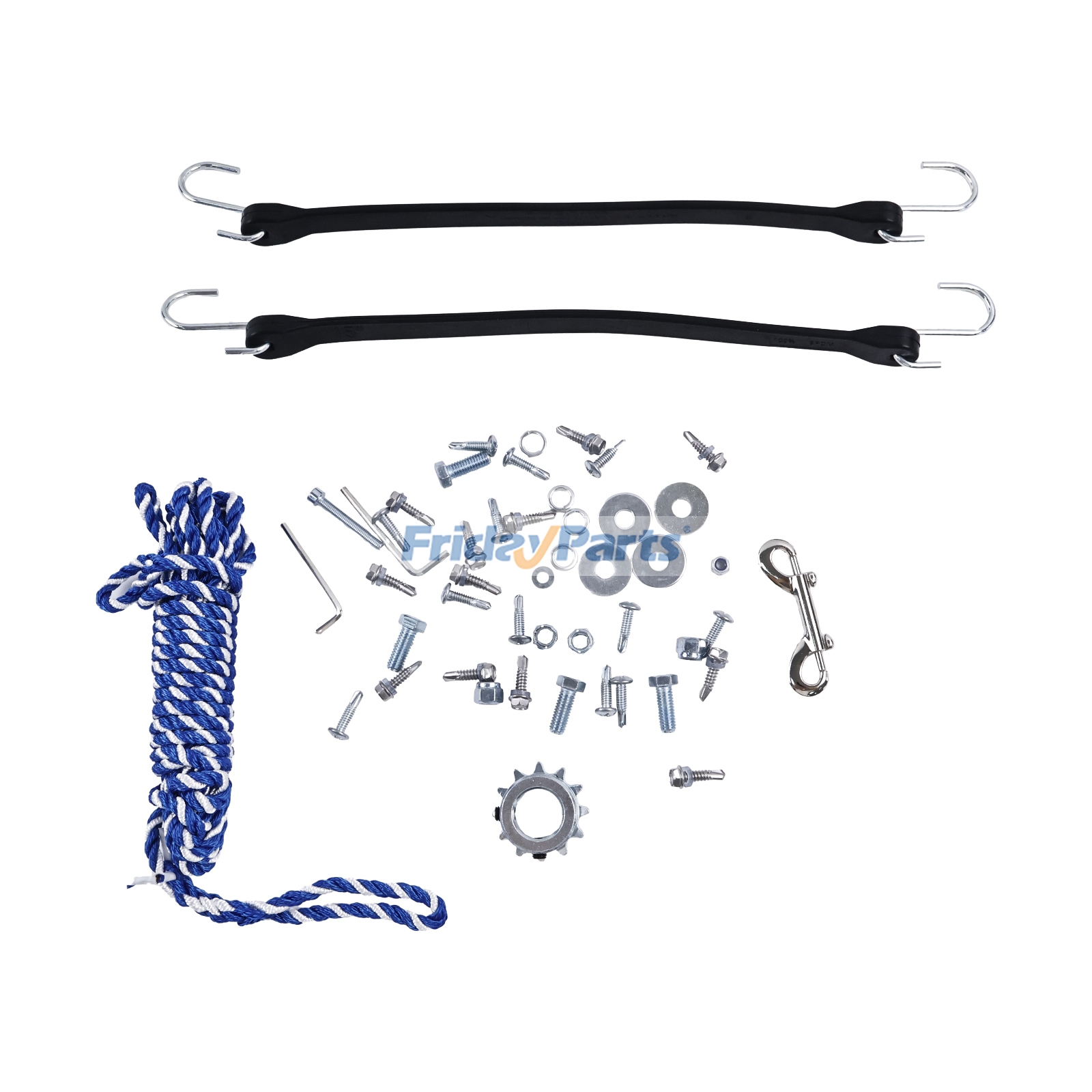 Heavy-Duty Dump Truck Tarp Kit With Rear Anti-Sail Bow Set for Off-Road Truck