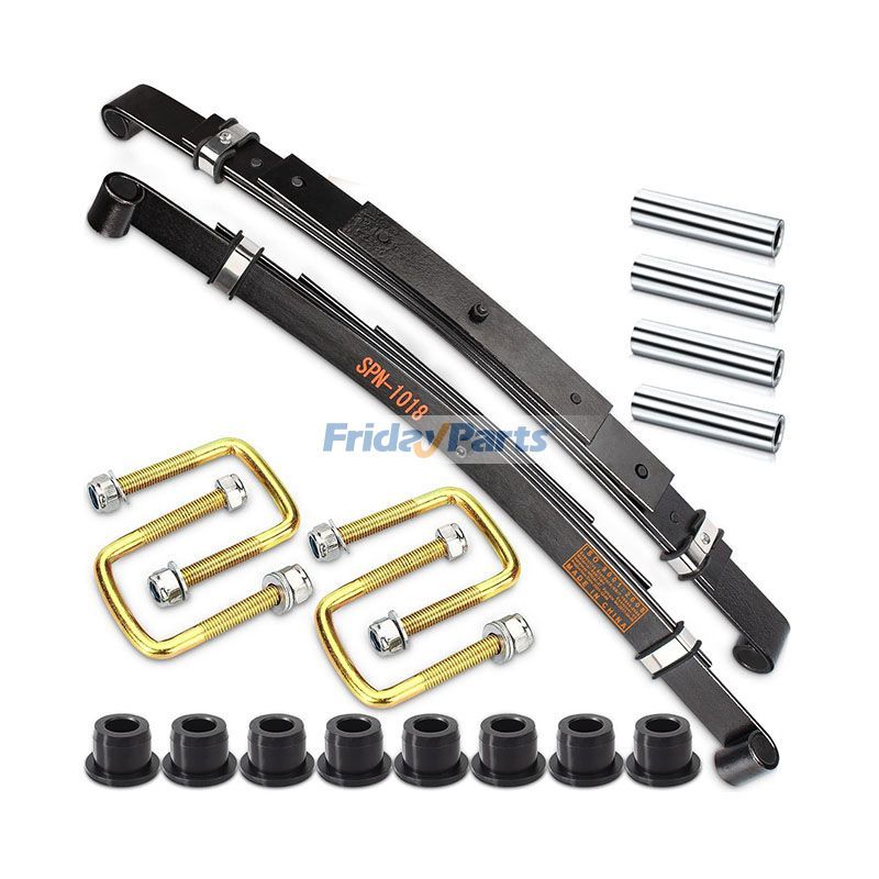 Kit de ressorts arrière robustes à 4 lames avec manchon et boulon en U pour voiturette de golf EZ-GO TXT Medalist à partir de 1994