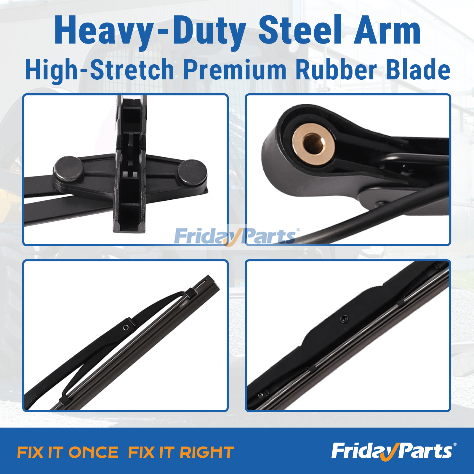 Wiper Arm Blade Kit Compact Track & Skid Steer in Stock in China,USA