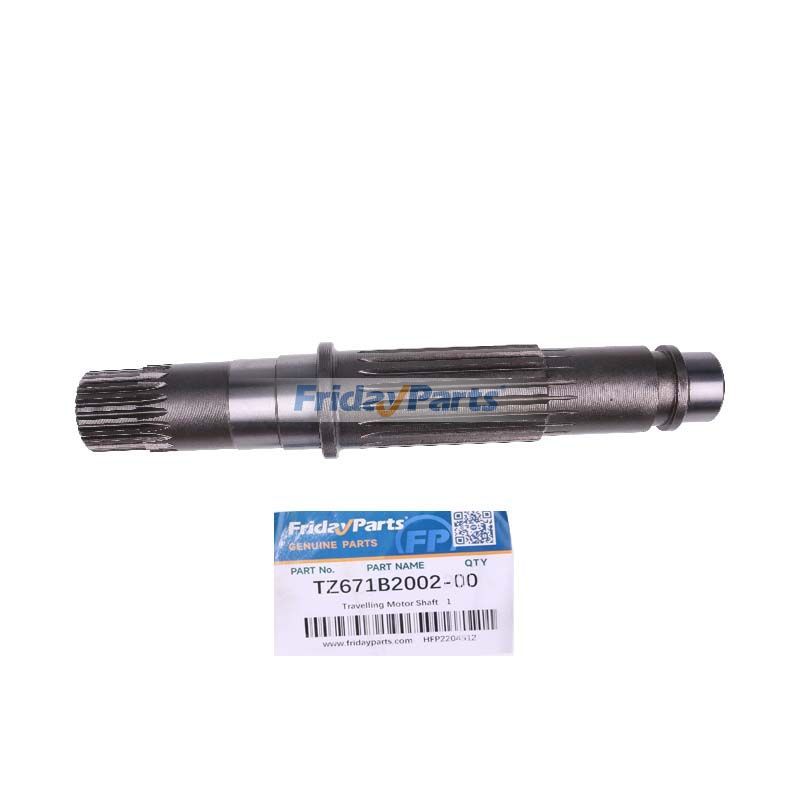 Travelling Motor Shaft TZ671B2002-00 for Komatsu Excavator PC200-6 PC220-6 PC228US-1