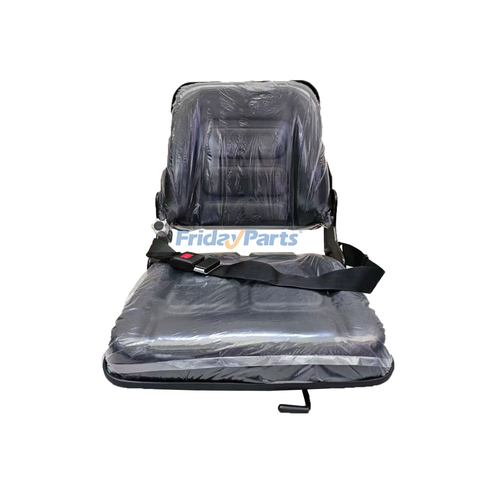 Schwarzer Sitz mit hoher Rückenlehne für Bobcat-Kompaktlader S205