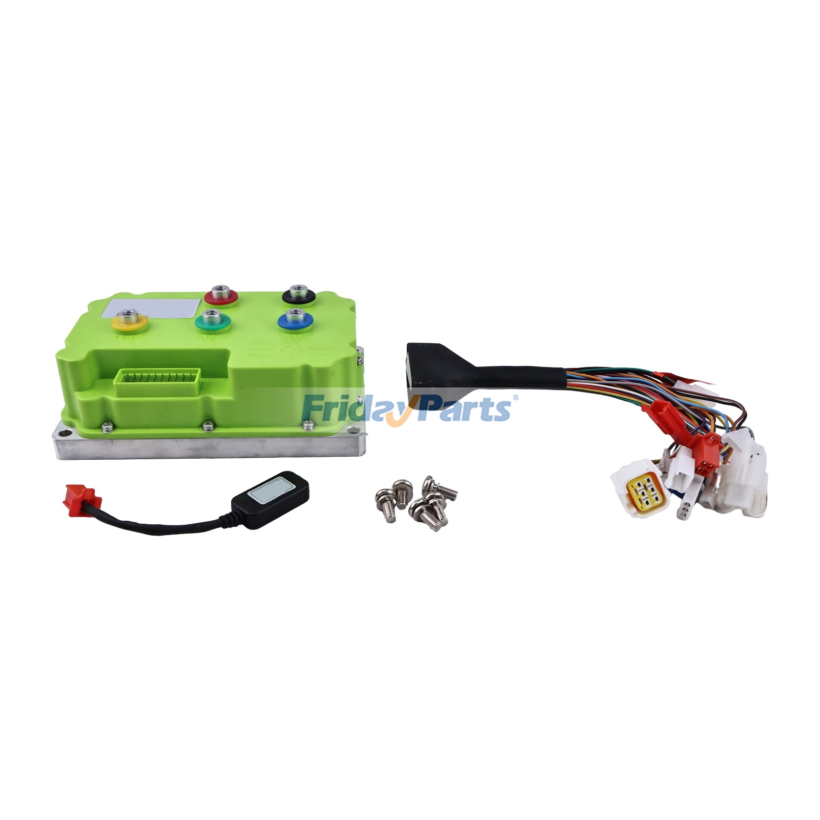 Kit de controlador programável de alta potência ND72530 para motor elétrico BLDC QS de 6 a 8 kW, motocicleta, scooter, bicicleta