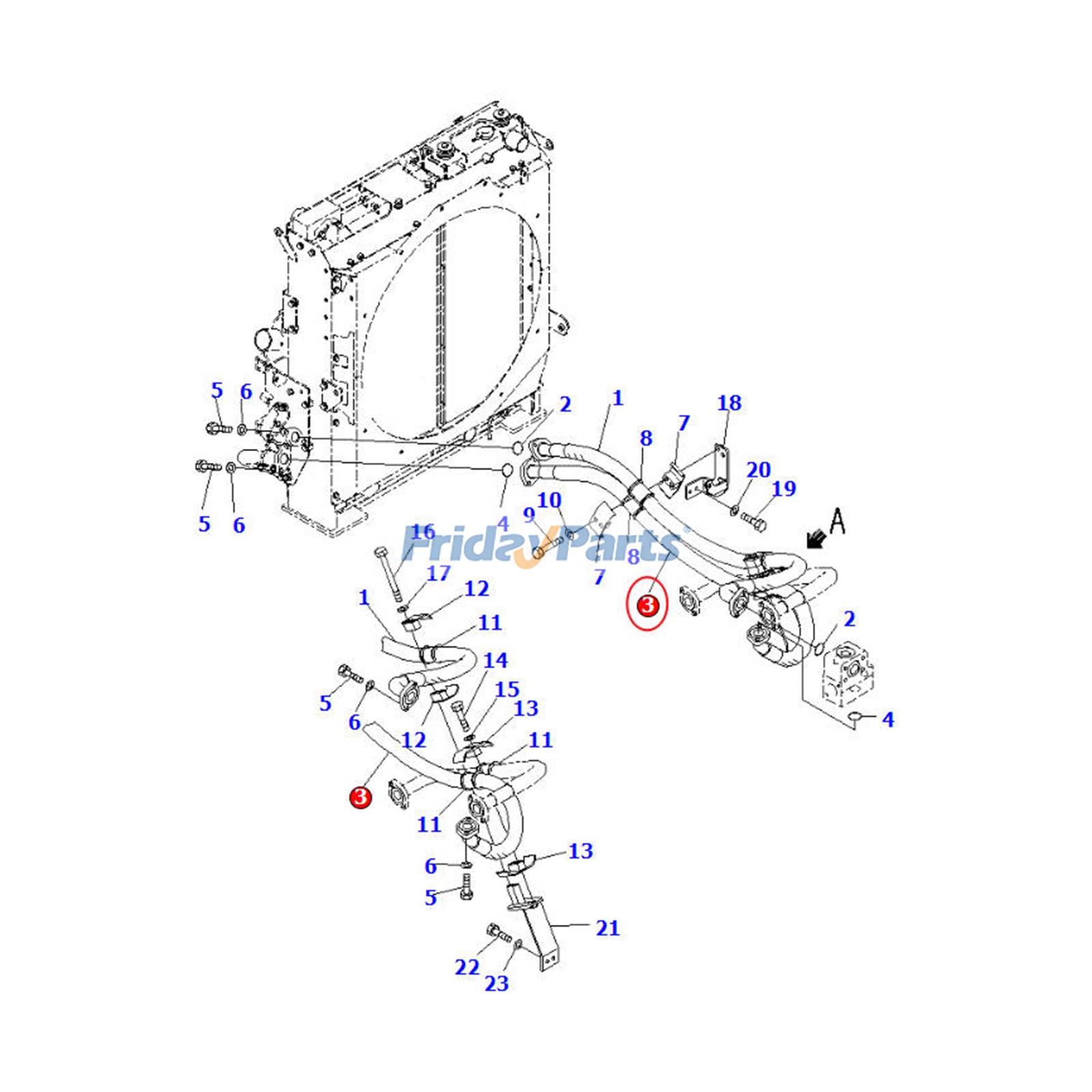 High-Pressure Hose for Excavator