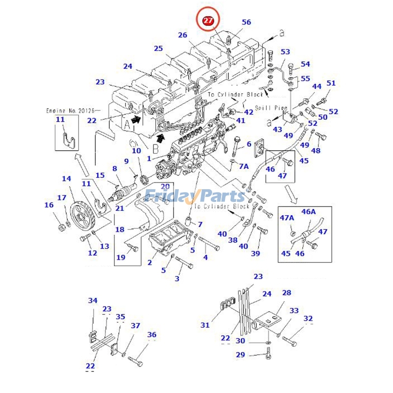 High Pressure Oil Pipe for Engine,Generator,Loader