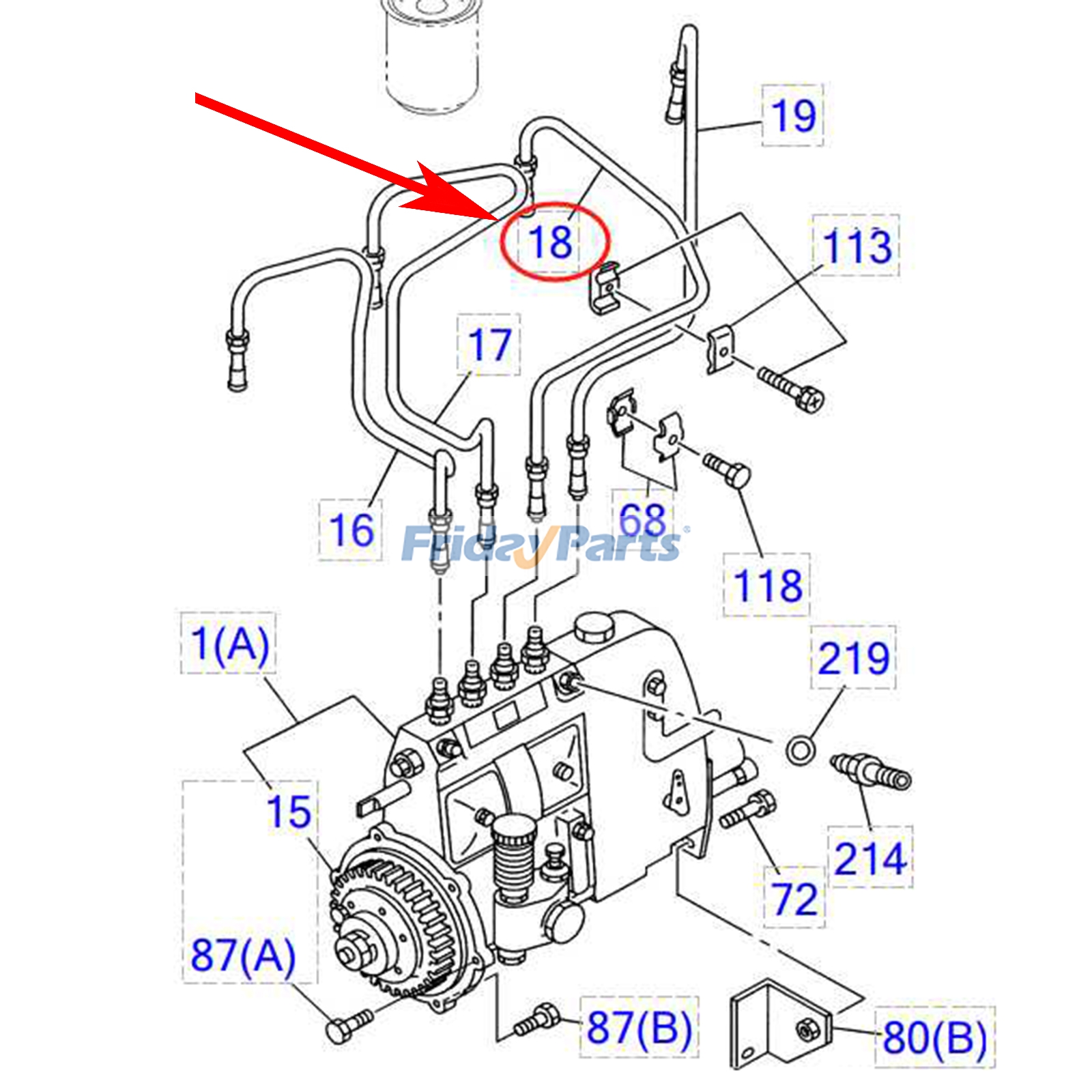 High Pressure Oil Pipe for Engine,Excavator