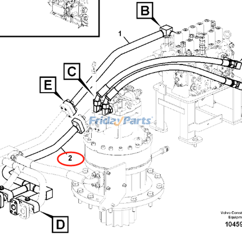 High Pressure Oil Pipe  for Excavator