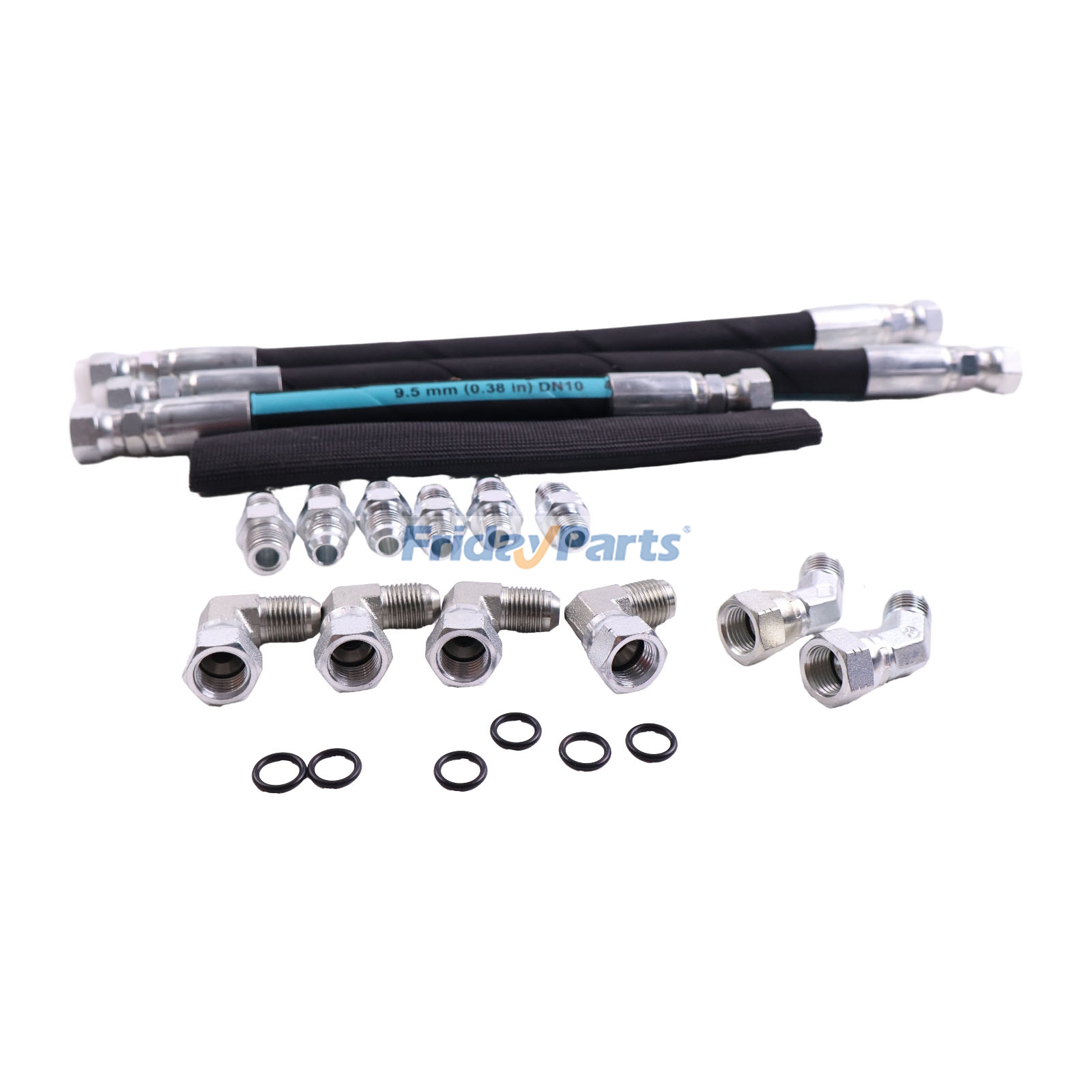 1 juego de manguera de línea cruzada de bomba de aceite de alta presión HPOP hpX 181999095762 182003021559 para Ford 7.3L Powerstroke 99-03 de FridayParts