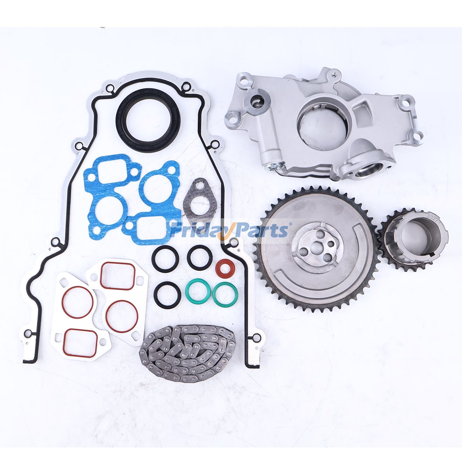 High Volume Oil Pump Change Kit With Gasket Balancer Bolt JV5158 TCS45993 for GM LS Engine 5.3L 6.0L