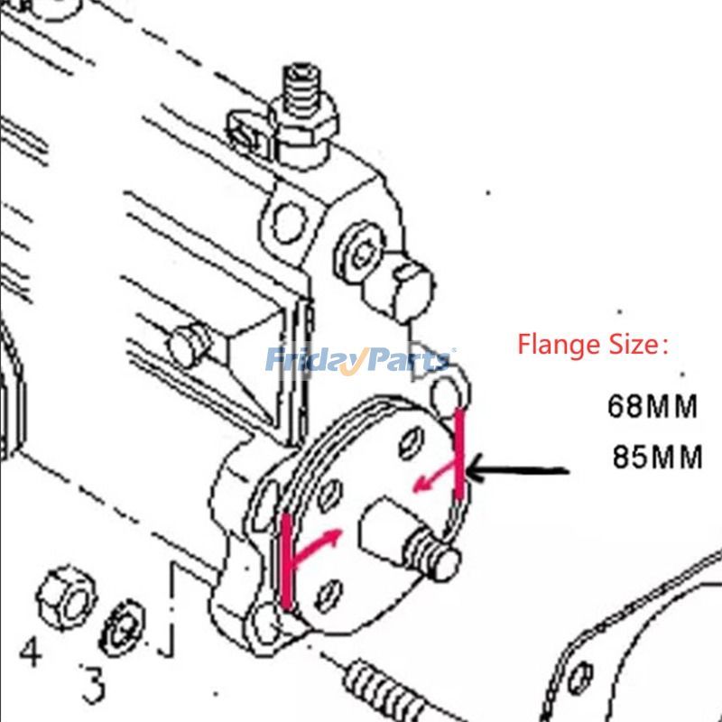 Bomba de inyección de combustible de alta presión 02232501 02232507 para motor Deutz F4L912 Para Bomag,Para Bosch