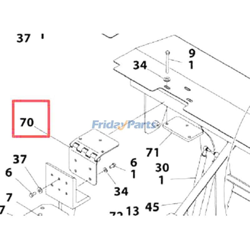 FridayParts Scharnier