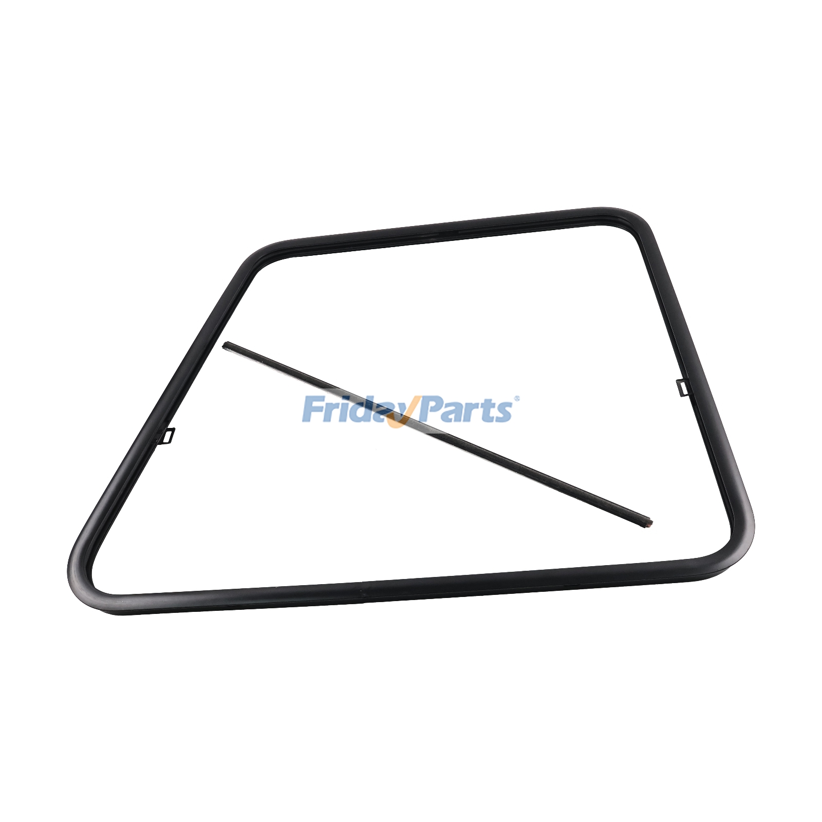 Left Door Glass Frame Without Glass compatible with Excavator