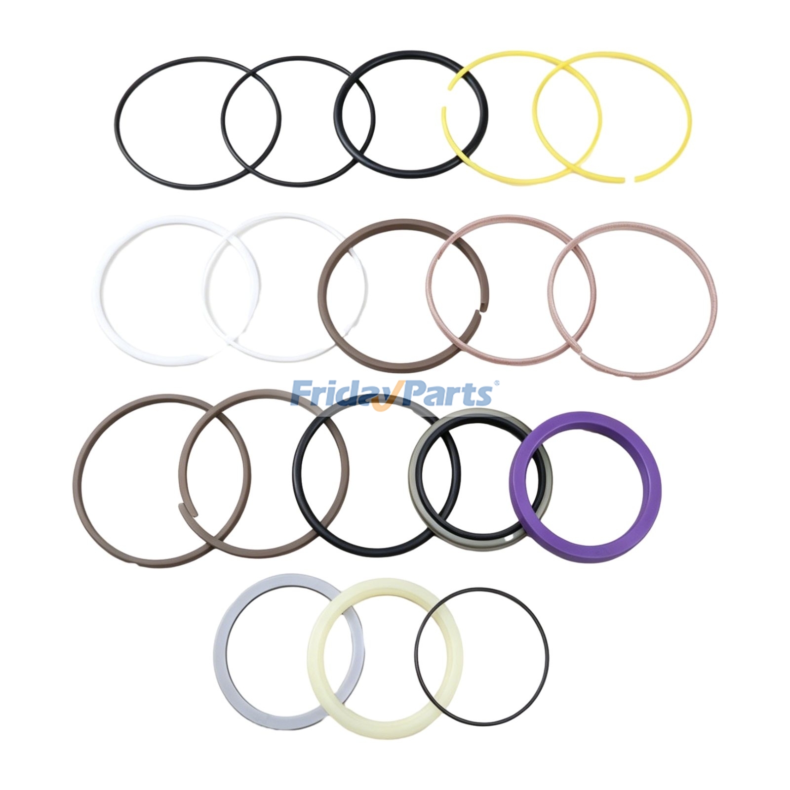 Boom Cylinder Seal Kit 4369772 for Hitachi Excavator EX120-3 EX120-3C EX120-3m EX135-2