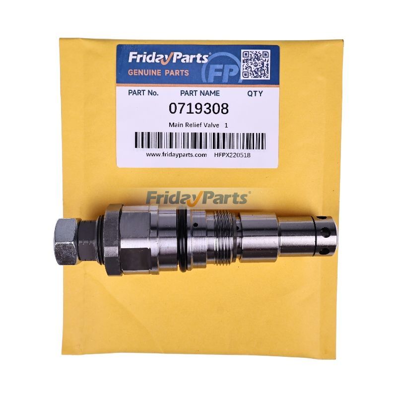 Main Relief Valve 0719308 for Hitachi Excavator EX300-5 EX350H-5