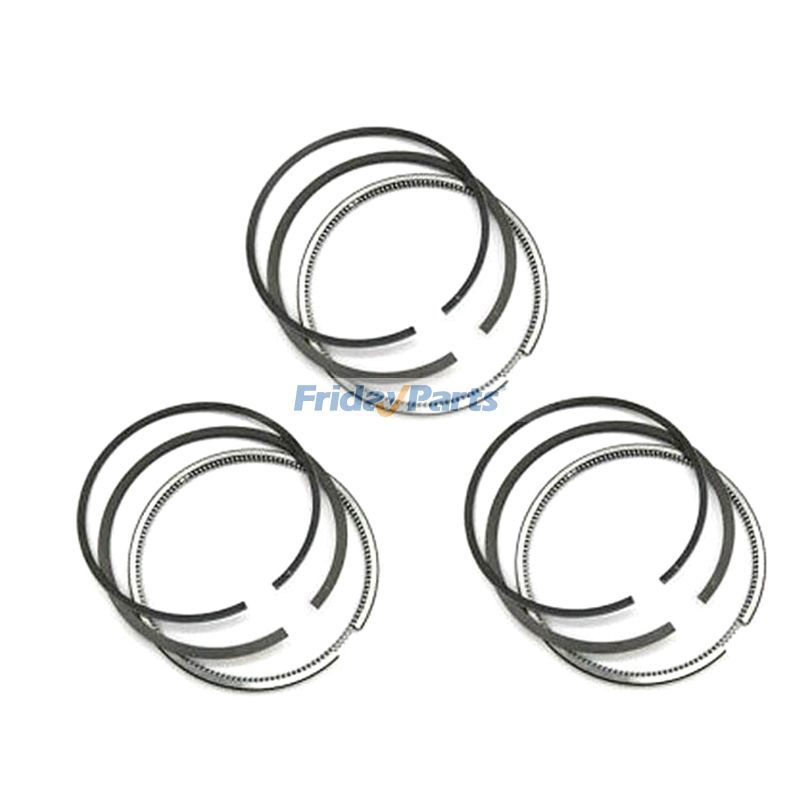 For Hitaci Excavator EX50UR Isuzu Engine 3AB1 Piston Ring 5-12121010-0 3 Units 1 Set