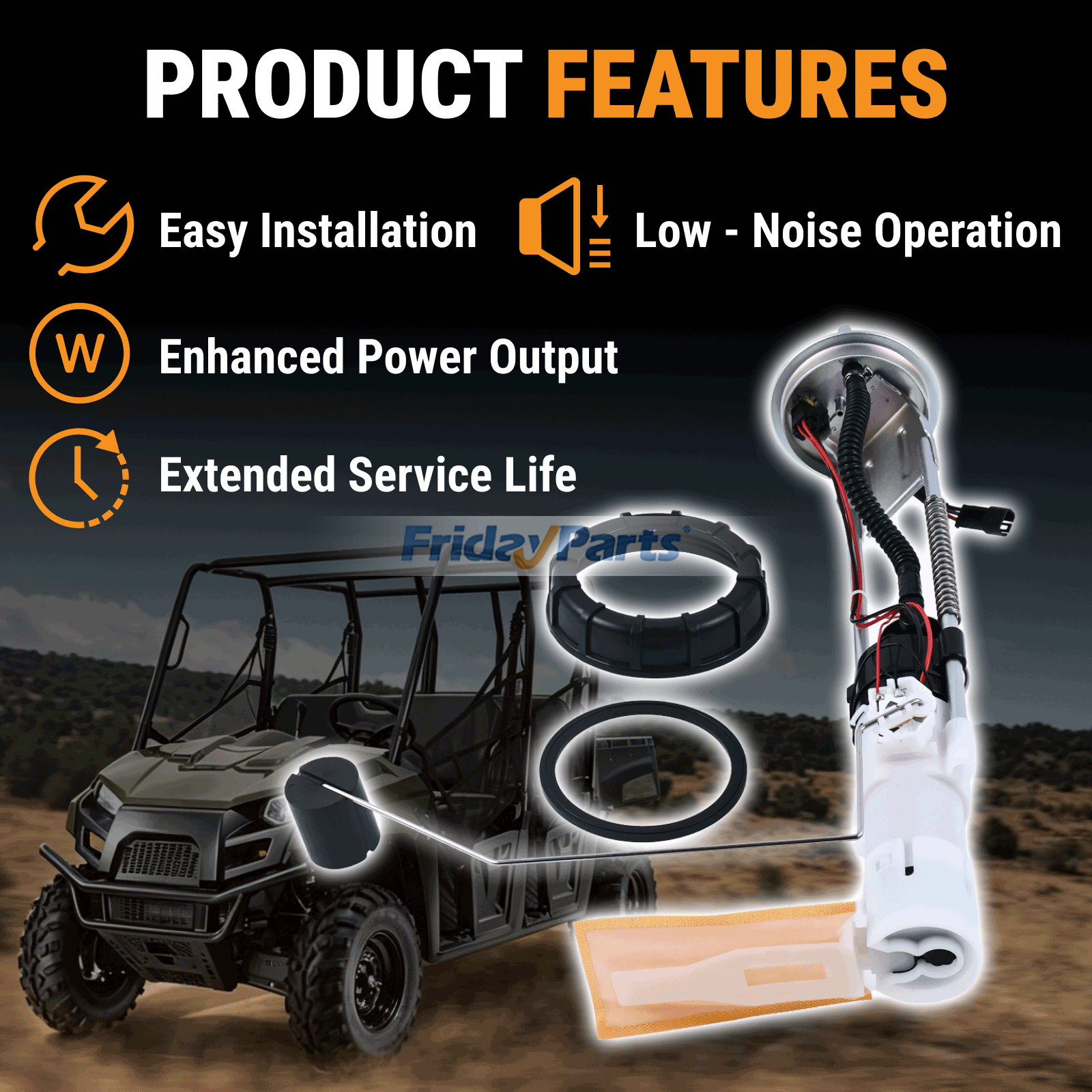 ATV/UTV Para Polaris - Conjunto de bomba de combustível 2204306 2520817 para Polaris Ranger 500 700 800
