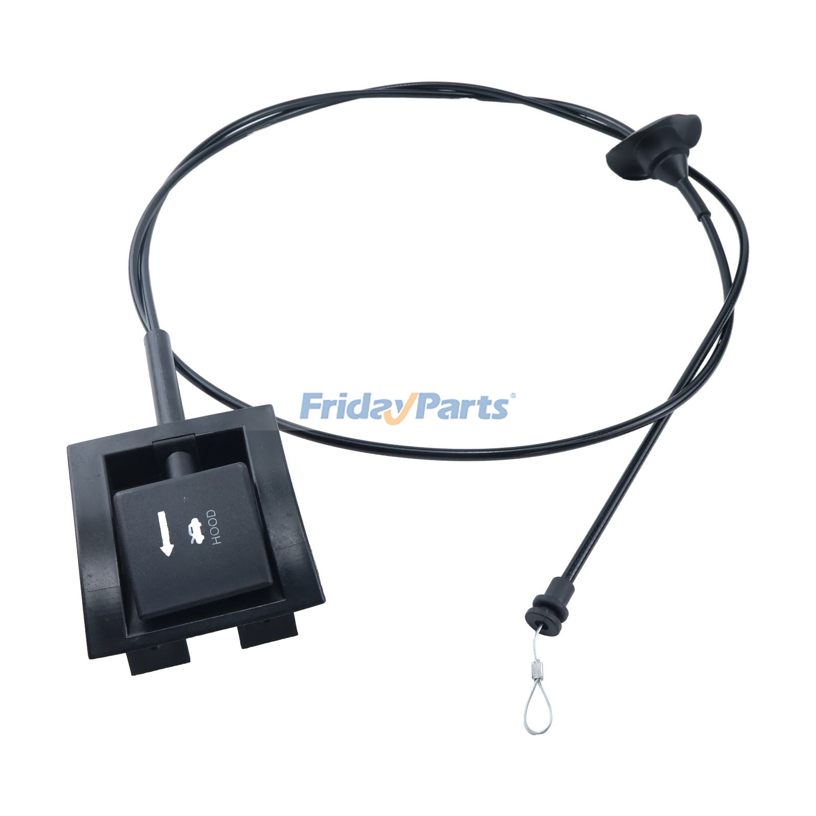 Cable de liberación del pestillo del capó 912-041 E7TZ-16916-A para Ford Bronco F-150 F-250 F-350 1987-1991